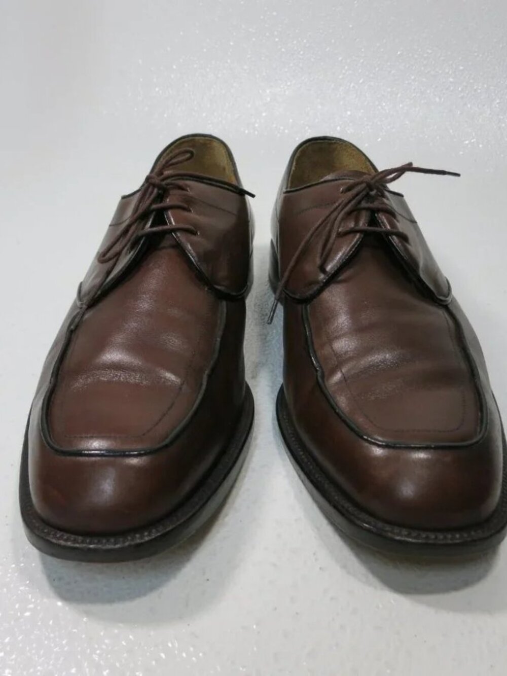 Mezlan Palmetto Split Top Leather Dress Oxfords Shoes Footwear Men's Sz 10 W - Picture 4 of 7
